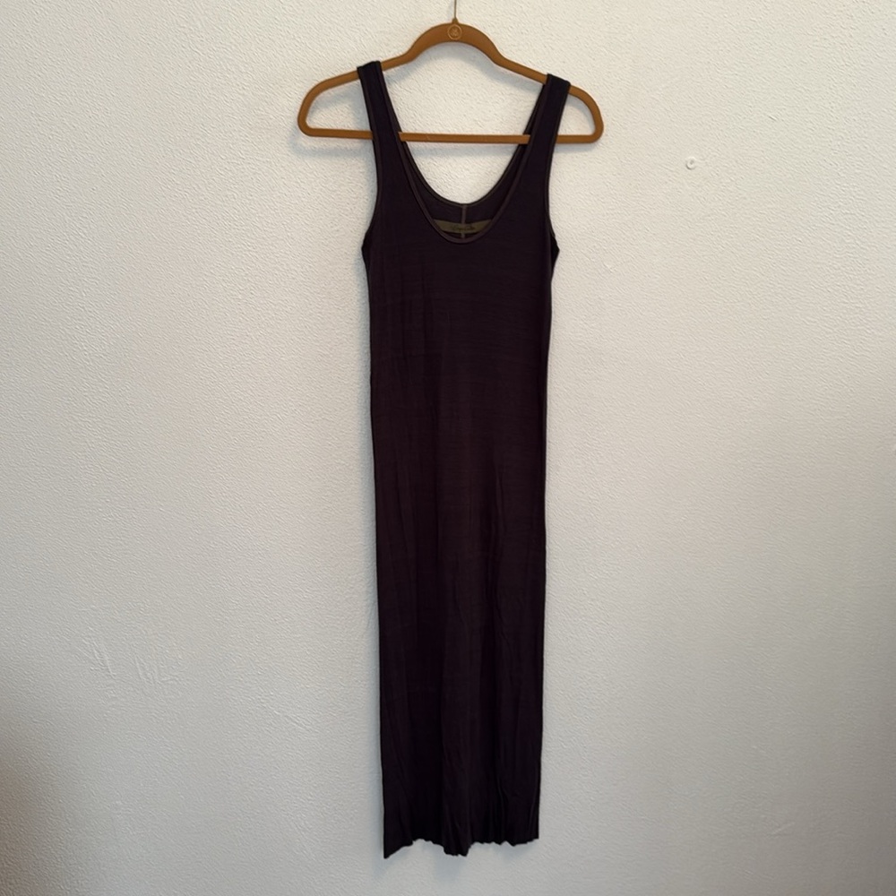 Enza Costa Silk Rib Tank Dress in tempest - Picture 2 of 5